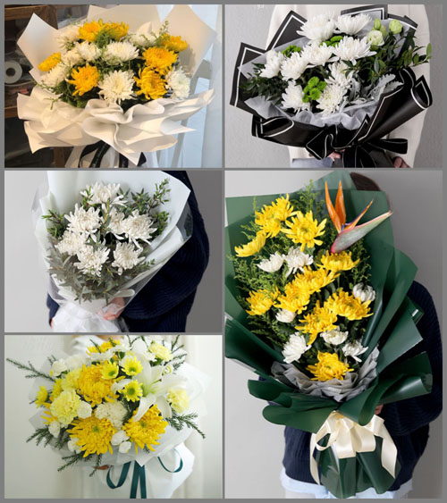 广东珠海市香洲区担杆镇白事花束代送